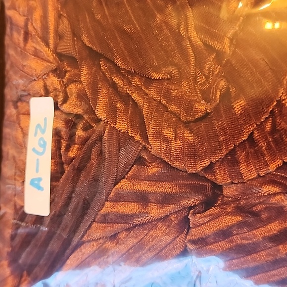 Baltic Born Andi stretch ribbed velvet short sleeve maxi wrap dress S - Picture 12 of 12